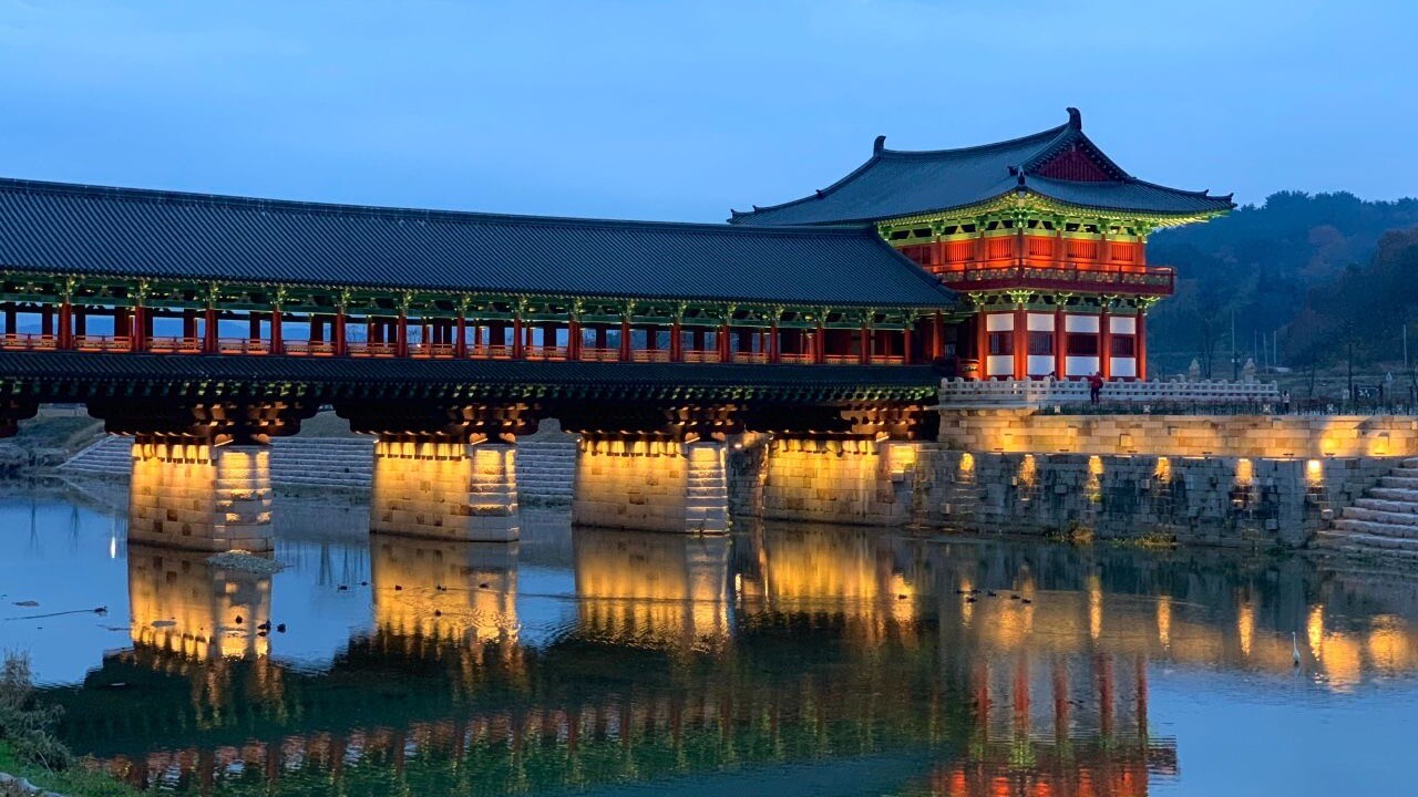 경주 월정교 야경